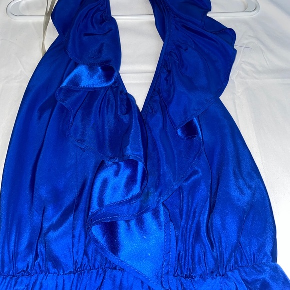 ‼️SOLD NWOT Amanda Uprichard Silk Halter Cocktail Dress - Picture 6 of 7